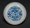 Daoguang-A Blue And White ‘Double Phoenix’ Plate