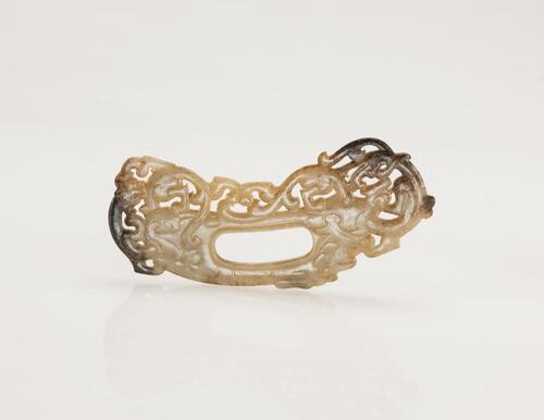 Eastern Han-A Jade ‘Double Dragon’ Pendant