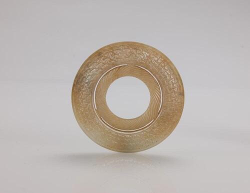 Warring State Period- A Carved Jade Disc