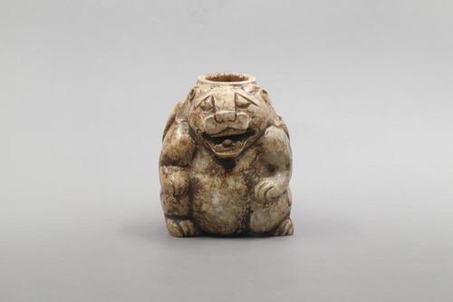 Eastern Han-A Yellowish Jade Figure Of Bear