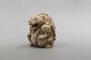 Eastern Han-A Yellowish Jade Figure Of Bear - 2