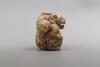 Eastern Han-A Yellowish Jade Figure Of Bear - 4