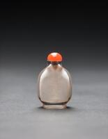 Qing <br>A Rock Crystal Snuff Bottle