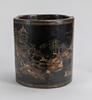 QingA Gilt-Lacquered ‘Landscape’ Large Brush Pot - 2