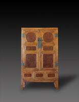 17th Century - A Huanghuali Insert Burl Wood Cabinet