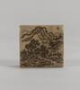 Qing-A SoapStone Carved Landscape Seal - 2