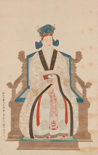 Zhang Daqain (1899-1983) Imperial Lady