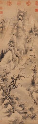 Attributed To-Yun Xu (1711-1758) - Ink On Paper, Hanging Scroll ,