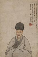 Liu Jun (15 Century) - Ink and Color On Paper, Hanging Scroll.