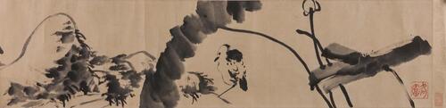 Attributed To Zhu Da (1626-1705) - Ink On Paper, HandScroll.