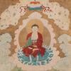 Anonymous - A Painting Of Sakyamuni - Ink And Color On Silk, Hanging Scroll.