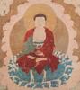 Anonymous - A Painting Of Sakyamuni - Ink And Color On Silk, Hanging Scroll. - 3