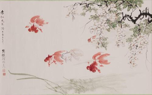 Sun Wuyin(1916-2002)-Ink And Color On Paper, Mounted. Signed And Seals.