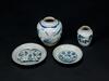 Qing - Two Blue And White Dishes And Two Jugs - 2