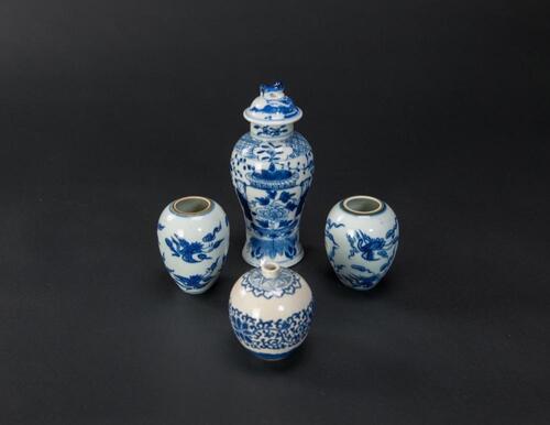 Qing-A Group Of Four Blue And White Jug