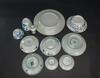 Qing-A Group Of 11 Blue And White Dishes And Bowl (Some With Mark) - 4