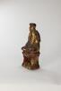 Qing-A Gilt Lacquer Painting Figure Of Guanyin - 2