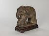 Qing- A Hard-stone Carved Elephant Statuen - 3