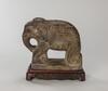 Qing- A Hard-stone Carved Elephant Statuen - 4