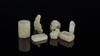 Qing - A Group Of Seven White Jade - 3