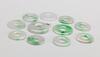 Republic-A Group Of 11 Jadeite Circular Pendants - 4