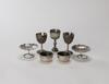 Late Qing/Republic-A Group Of Seven Sliver Wine Cups