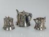 Republic-A Set Of Three Silver Gilt Tea Set, With Mark(Guantanamo Gong Si) - 2