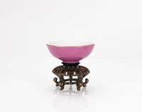 A Rose-Pink Enamelled Cup&#8216;Da Qing Yongzheng Nian Zhi
