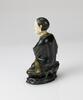 Qing-A Soapstone Carved Guanyin With Wood Stand - 3