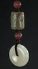 Qing-A White Jade Carved Gold Coin And Beast String Together - 4