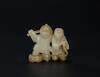Ming - A White Jade Carved Two Boy - 4
