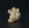 Ming - A White Jade Carved Two Boy - 7