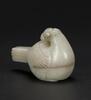 Qing-A White Jade Carved Bird Cover Box - 3