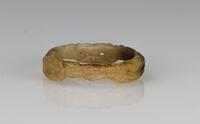 Han-A Jade Bangle Carved Six Dragon Out Side