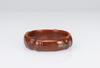 Song- A Reddish Carved Bangle - 7