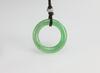 A Lovely Sweet Apple Green Jadeite Hoop Pendant