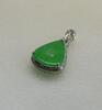 An Icy Traslucent Sweet Bright Green Jadeite Pendant - 2