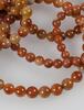 A Four Reddish Jadeite Beads Necklace - 5