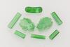 A Group Of Eight Small Piece Of Green Jadeite - 2