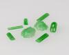A Group Of Eight Small Piece Of Green Jadeite - 4
