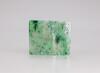 Qing-A Green Jadeite Carved Two Dragon And Shou - 4