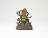 QingA Gilt-Bronze Figure Of Four Arm Mahakala