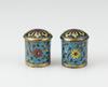 MingA Pair Of Cloisonn&#233; Enamel Piece - 2