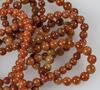 A Four Reddish Jadeite Beads Necklace - 15
