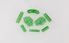 A Group Of Eight Small Piece Of Green Jadeite - 5
