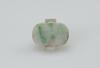 A Jadeite Insert Coral &#8216;Lion&#8217; Pendant - 3