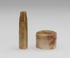 Qing- A russet White Jade Archer Ring And Cigarette Holder - 5