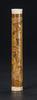 Qing A Bamboo Tube Carved 18 Lohan - 3
