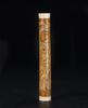 Qing A Bamboo Tube Carved 18 Lohan - 7