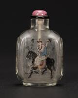 Zhou Yueyuan-A Painting Glass Snuff Bottle